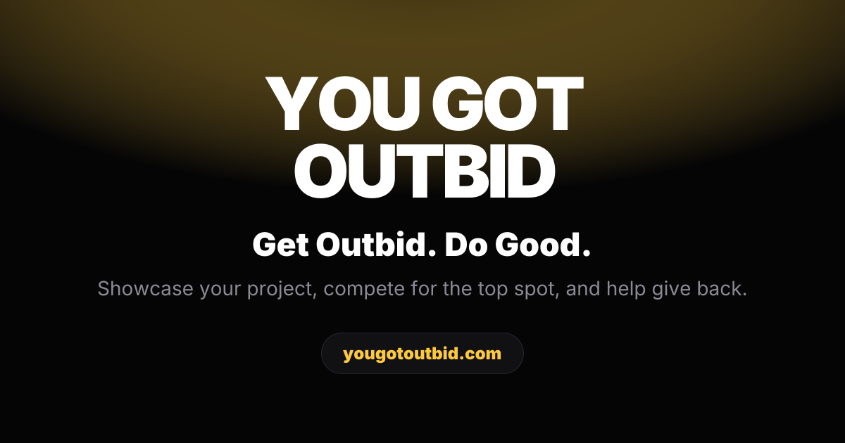 YouGotOutbid Open Graph preview